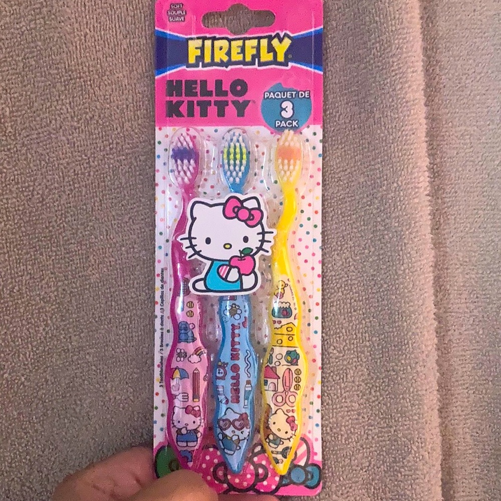 Hello Kitty Firefly Sanrio Soft Toothbrushes